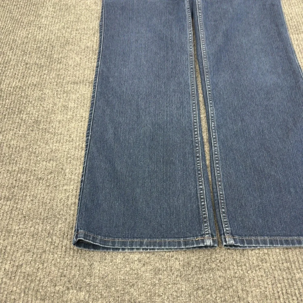 LL Bean Jeans Womens 14 Blue Cotton Polyester Spandex Bootcut Classic Casual